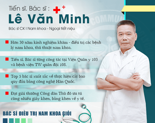Tiến sĩ. Bác sĩ Lê Văn Minh tư vấn chữa bệnh yếu sinh lý 