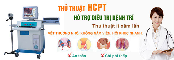 Phương pháp HCPT chữa bệnh trĩ