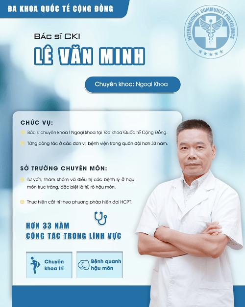 Bác sĩ tư vấn sức khỏe online Lê Văn Minh