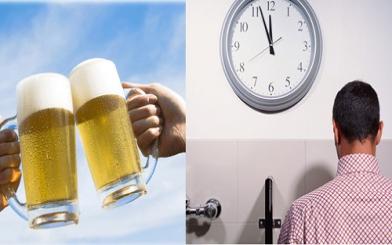 Uống bia rượu đi tiểu nhiều tốt hay xấu? Có phải thận yếu?