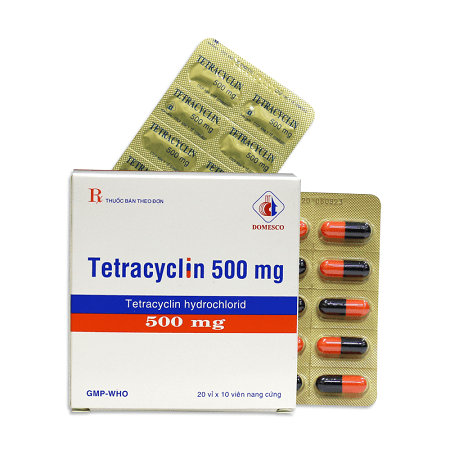 Chữa bệnh lậu bằng thuốc kháng sinh Tetracyclin 500mg
