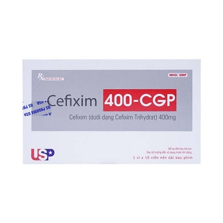 Chữa lậu bằng kháng sinh Cefixim 400mg