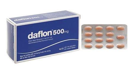 Thuốc trị bệnh trĩ Daflon 500mg